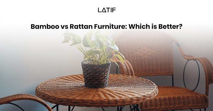 Bamboo vs rattan furniture
